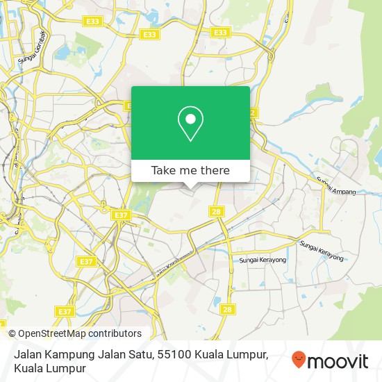 Jalan Kampung Jalan Satu, 55100 Kuala Lumpur map