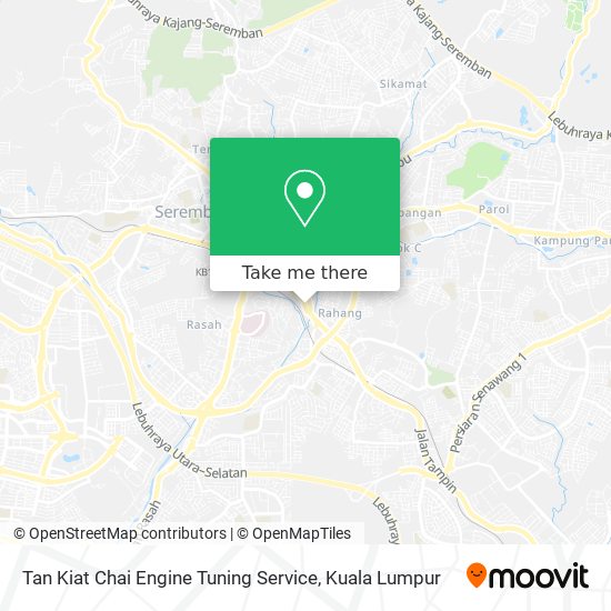 Tan Kiat Chai Engine Tuning Service map