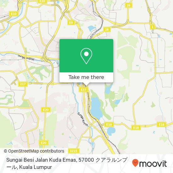 Sungai Besi Jalan Kuda Emas, 57000 クアラルンプール map