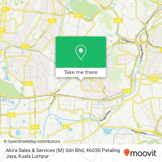 Akira Sales & Services (M) Sdn Bhd, 46050 Petaling Jaya map