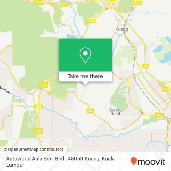Autoworld Asia Sdn. Bhd., 48050 Kuang map
