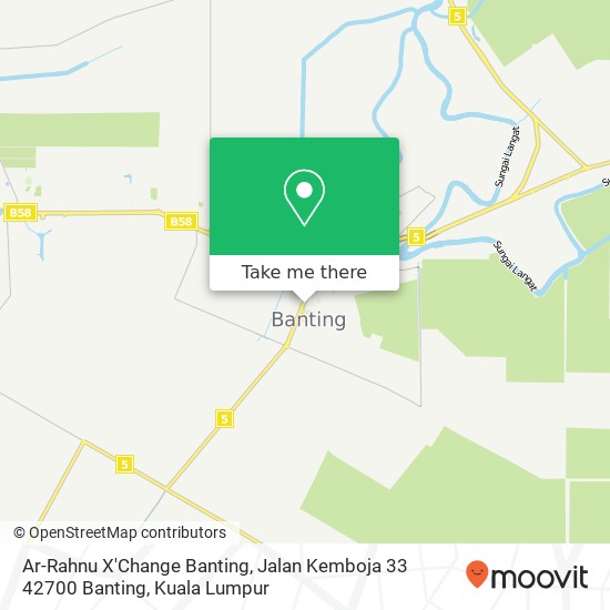 Ar-Rahnu X'Change Banting, Jalan Kemboja 33 42700 Banting map