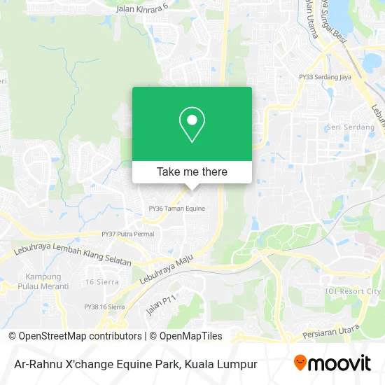 Bagaimana untuk pergi ke Ar-Rahnu X'change Equine Park di Seri ...