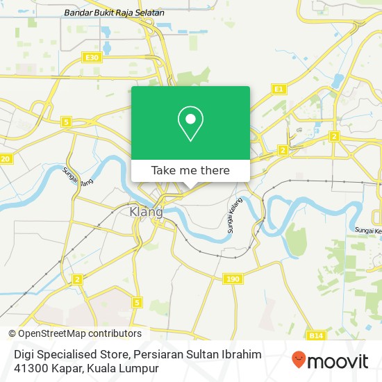 Peta Digi Specialised Store, Persiaran Sultan Ibrahim 41300 Kapar