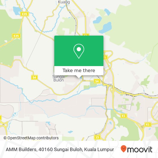 Peta AMM Builders, 40160 Sungai Buloh