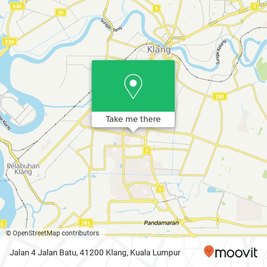 Peta Jalan 4 Jalan Batu, 41200 Klang
