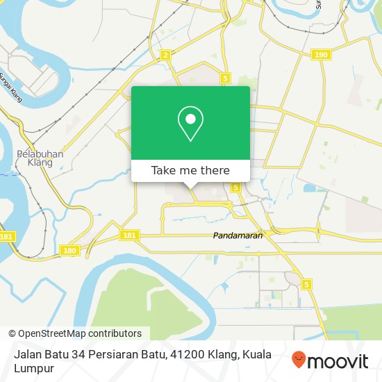 Jalan Batu 34 Persiaran Batu, 41200 Klang map