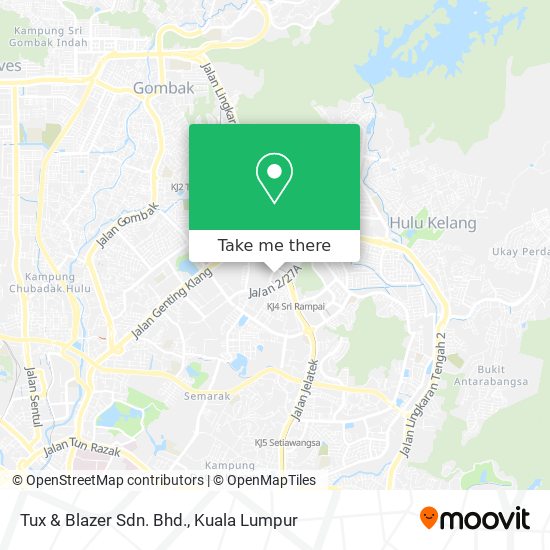 Tux & Blazer Sdn. Bhd. map