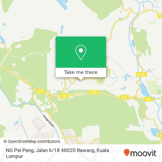 NG Pei Peng, Jalan 6 / 18 48020 Rawang map