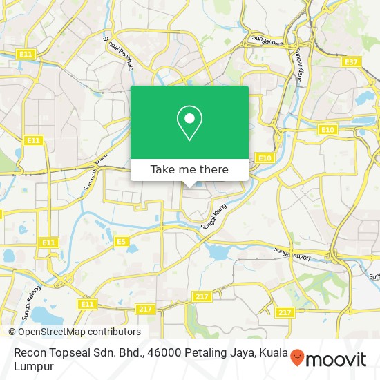 Recon Topseal Sdn. Bhd., 46000 Petaling Jaya map