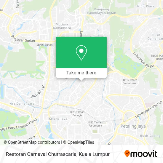 Restoran Carnaval Churrascaria map