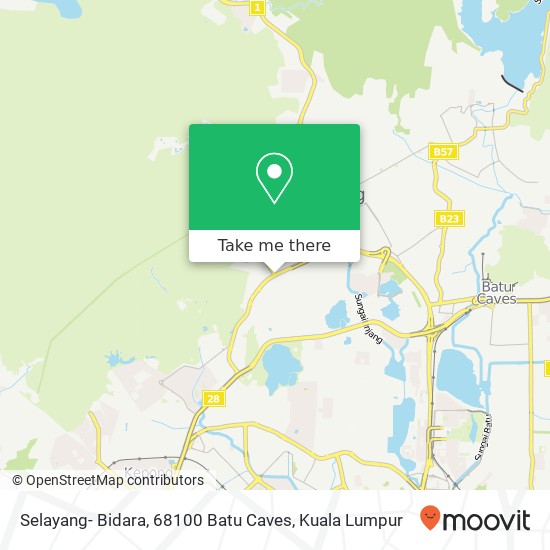 Selayang- Bidara, 68100 Batu Caves map
