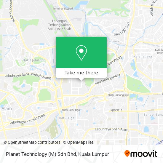 Planet Technology (M) Sdn Bhd map