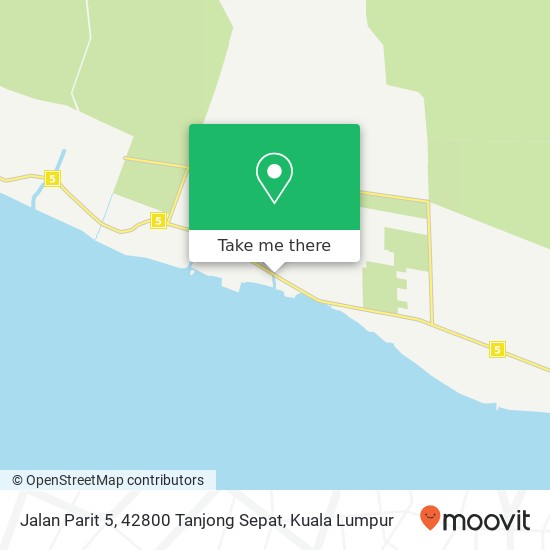 Jalan Parit 5, 42800 Tanjong Sepat map
