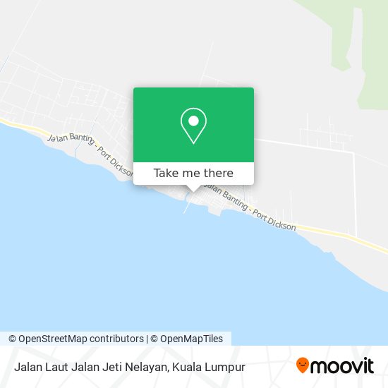 Peta Jalan Laut Jalan Jeti Nelayan