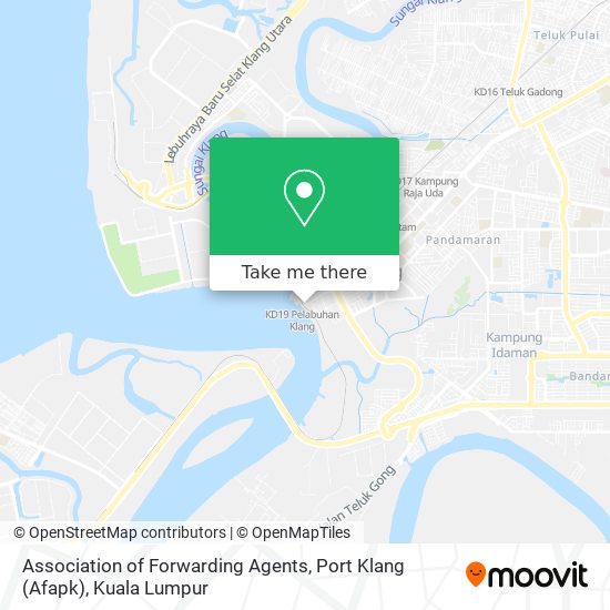 Association of Forwarding Agents, Port Klang (Afapk) map