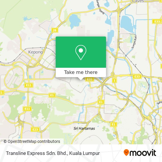 Transline Express Sdn. Bhd. map