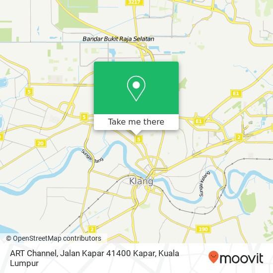 ART Channel, Jalan Kapar 41400 Kapar map