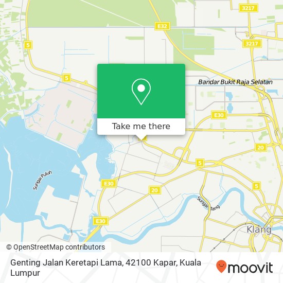 Genting Jalan Keretapi Lama, 42100 Kapar map