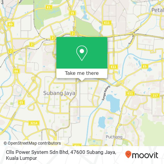 Clls Power System Sdn Bhd, 47600 Subang Jaya map