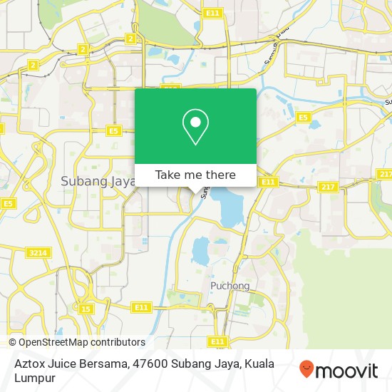 Aztox Juice Bersama, 47600 Subang Jaya map