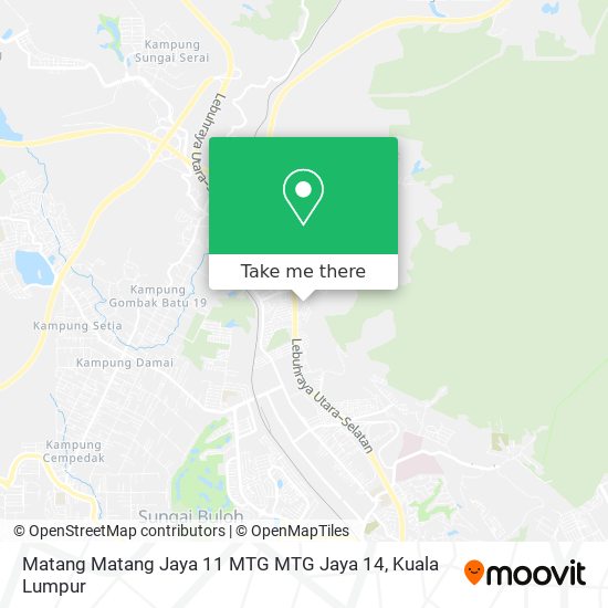 Peta Matang Matang Jaya 11 MTG MTG Jaya 14