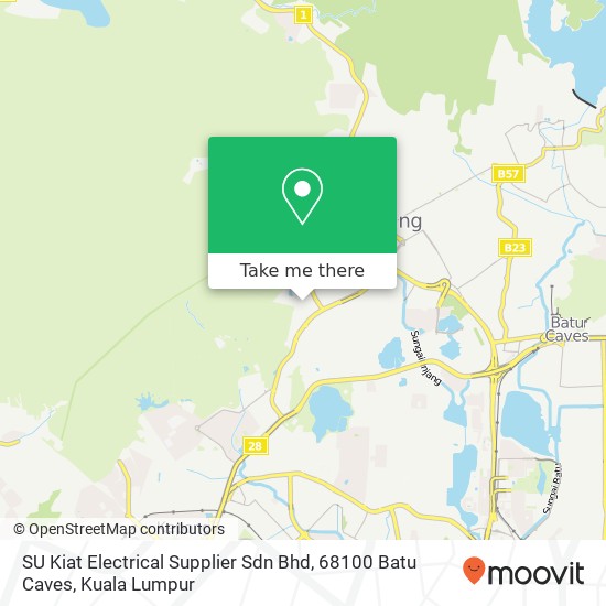 Peta SU Kiat Electrical Supplier Sdn Bhd, 68100 Batu Caves