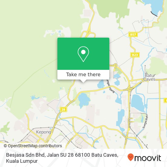 Besjasa Sdn Bhd, Jalan SU 28 68100 Batu Caves map