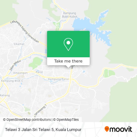 Peta Telawi 3 Jalan Sri Telawi 5