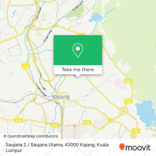 Saujana 2 / Saujana Utama, 43000 Kajang map