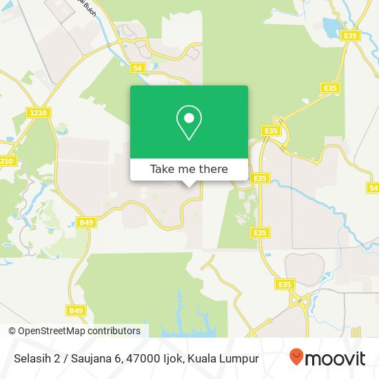 Selasih 2 / Saujana 6, 47000 Ijok map