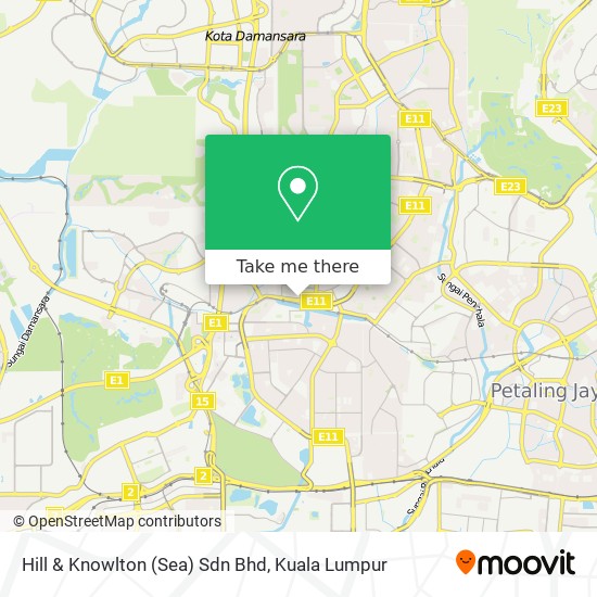 Hill & Knowlton (Sea) Sdn Bhd map