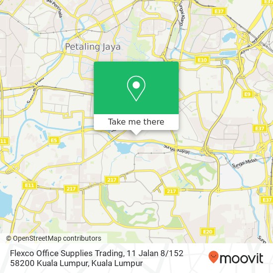 Flexco Office Supplies Trading, 11 Jalan 8 / 152 58200 Kuala Lumpur map