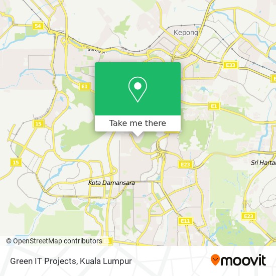 Green IT Projects map