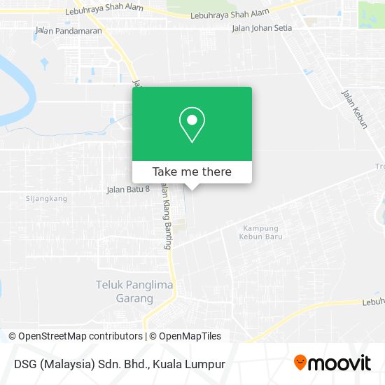 DSG (Malaysia) Sdn. Bhd. map