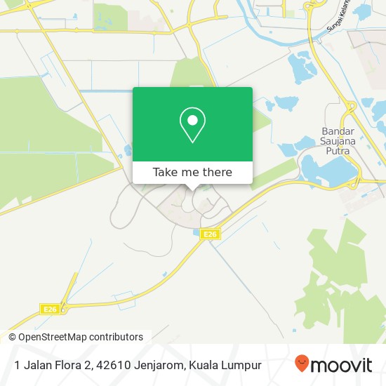 1 Jalan Flora 2, 42610 Jenjarom map