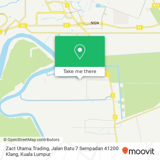 Zact Utama Trading, Jalan Batu 7 Sempadan 41200 Klang map