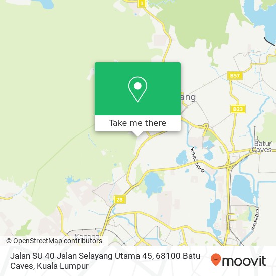 Jalan SU 40 Jalan Selayang Utama 45, 68100 Batu Caves map