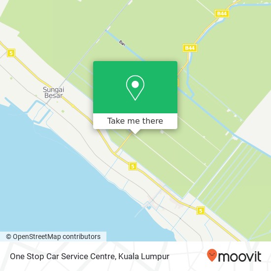 Peta One Stop Car Service Centre, 45300 Sungai Besar