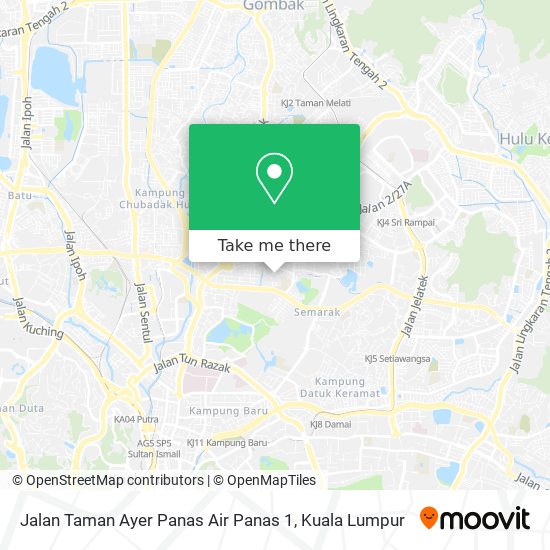 Jalan Taman Ayer Panas Air Panas 1 map