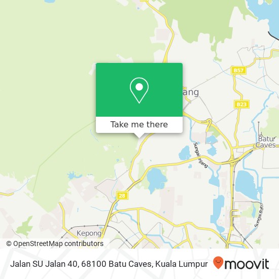Jalan SU Jalan 40, 68100 Batu Caves map