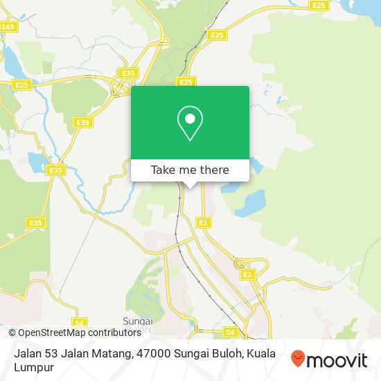 Peta Jalan 53 Jalan Matang, 47000 Sungai Buloh