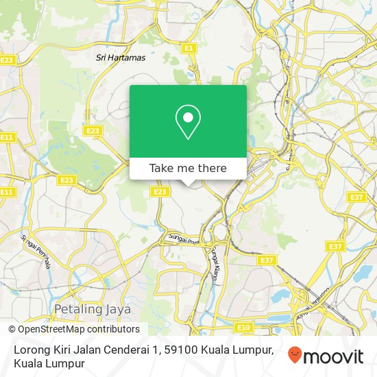 Lorong Kiri Jalan Cenderai 1, 59100 Kuala Lumpur map