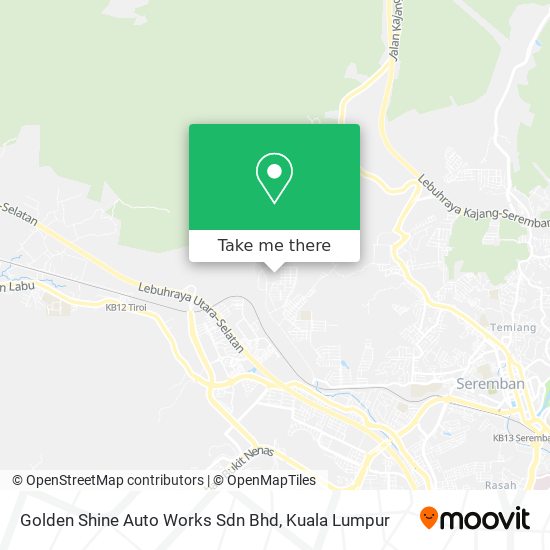 Golden Shine Auto Works Sdn Bhd map