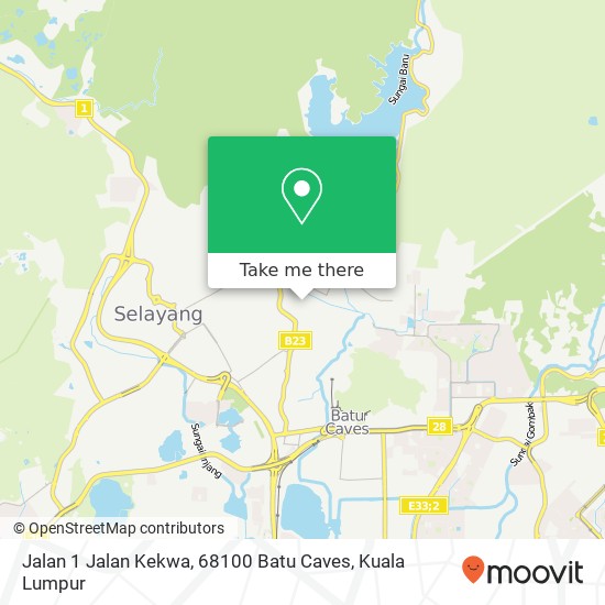 Jalan 1 Jalan Kekwa, 68100 Batu Caves map