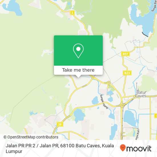 Jalan PR PR 2 / Jalan PR, 68100 Batu Caves map