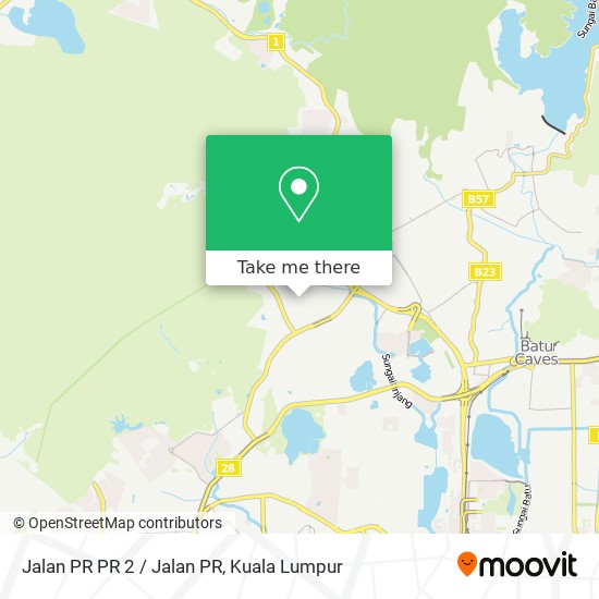 Peta Jalan PR PR 2 / Jalan PR