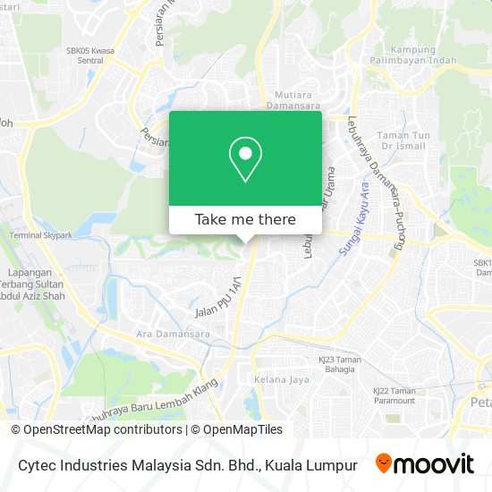 Cytec Industries Malaysia Sdn. Bhd. map