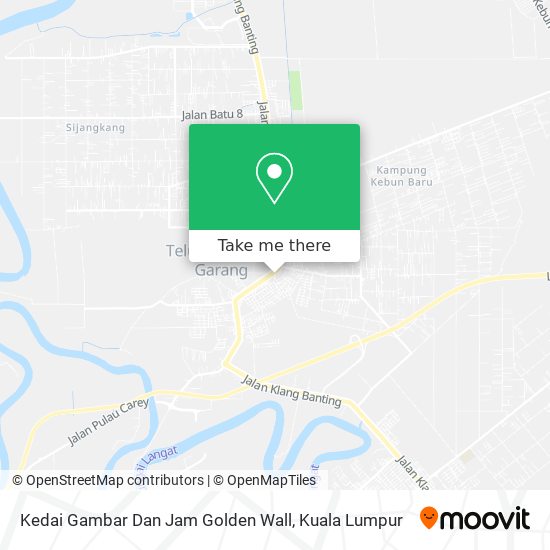 Kedai Gambar Dan Jam Golden Wall map