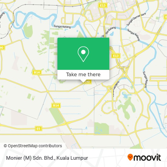 Monier (M) Sdn. Bhd. map